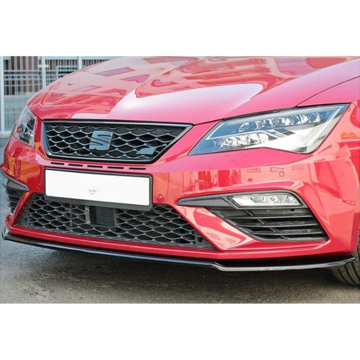💕SPLITTER   Seat Leon Mk3 FL 2017+  NERO  LUCIDO 💕