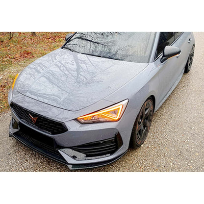 💕SPLITTER  Cupra Leon Mk1 2020+  NERO LUCIDO💕