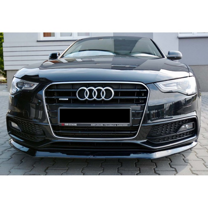 💕ART. 0888 SPLITTER AUDI A5 8T 2011-2016 S-LINE S5 NERO LUCIDO💕