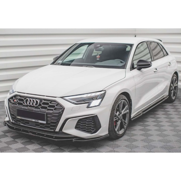 💕SPLITTER   Audi A3 S 8Y 2020+ NERO  LUCIDO 💕