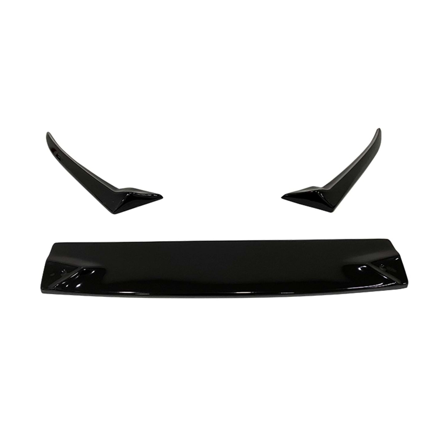 💫Splitter Anteriore (3 pezzi) modello R nero lucido per Golf 6 2008-2012💫