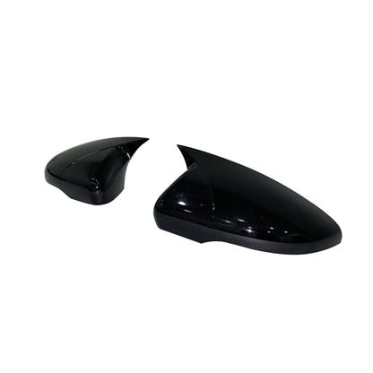 0778🔥CALOTTE SPECCHI ADATTO PER VW GOLF 6 NERO LUCIDO ADESIVE🔥
