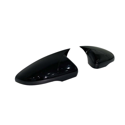 0778🔥CALOTTE SPECCHI ADATTO PER VW GOLF 6 NERO LUCIDO ADESIVE🔥