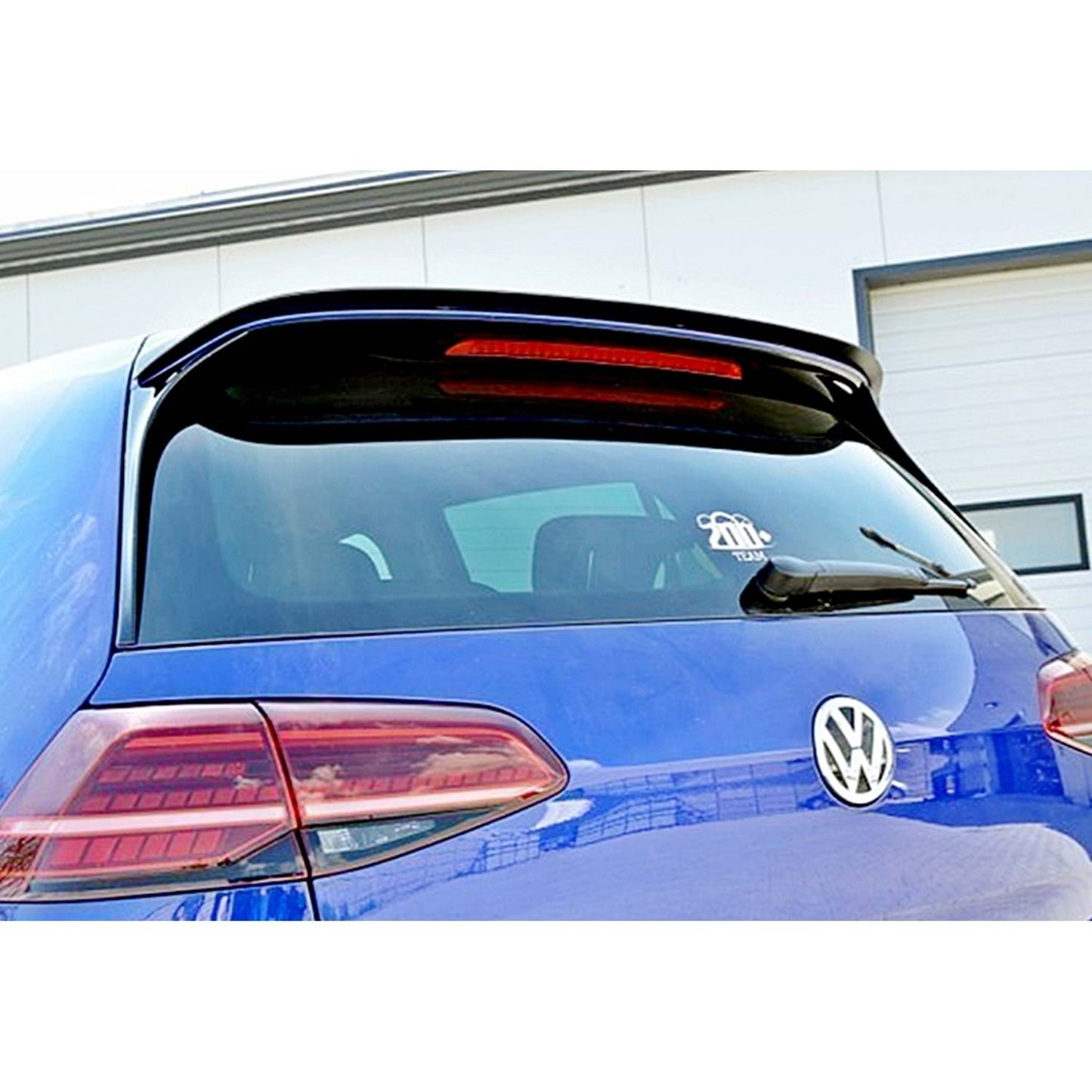 Golf 7 R/R-Line GTI Max V1 Tappo posteriore Spoiler Piano Nero Vuoto Plastica 2012/19