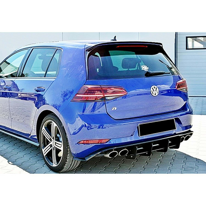 Golf 7 R/R-Line GTI Max V1 Tappo posteriore Spoiler Piano Nero Vuoto Plastica 2012/19