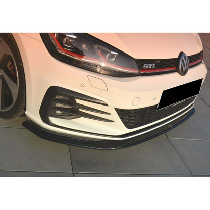 Golf 7 FL GTI Max V2 Labbro Anteriore Piano Nero Vuoto Plastica 2017-2019