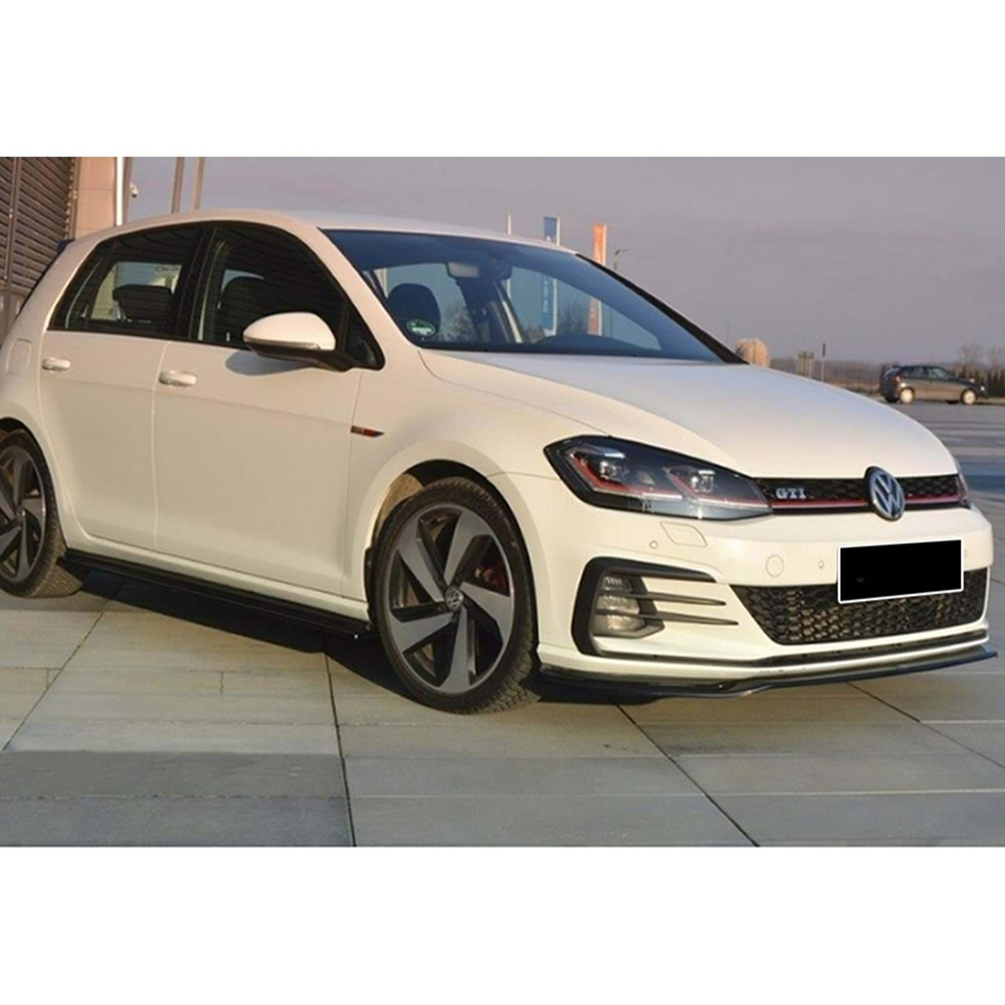 Golf 7 FL GTI Max V2 Labbro Anteriore Piano Nero Vuoto Plastica 2017-2019