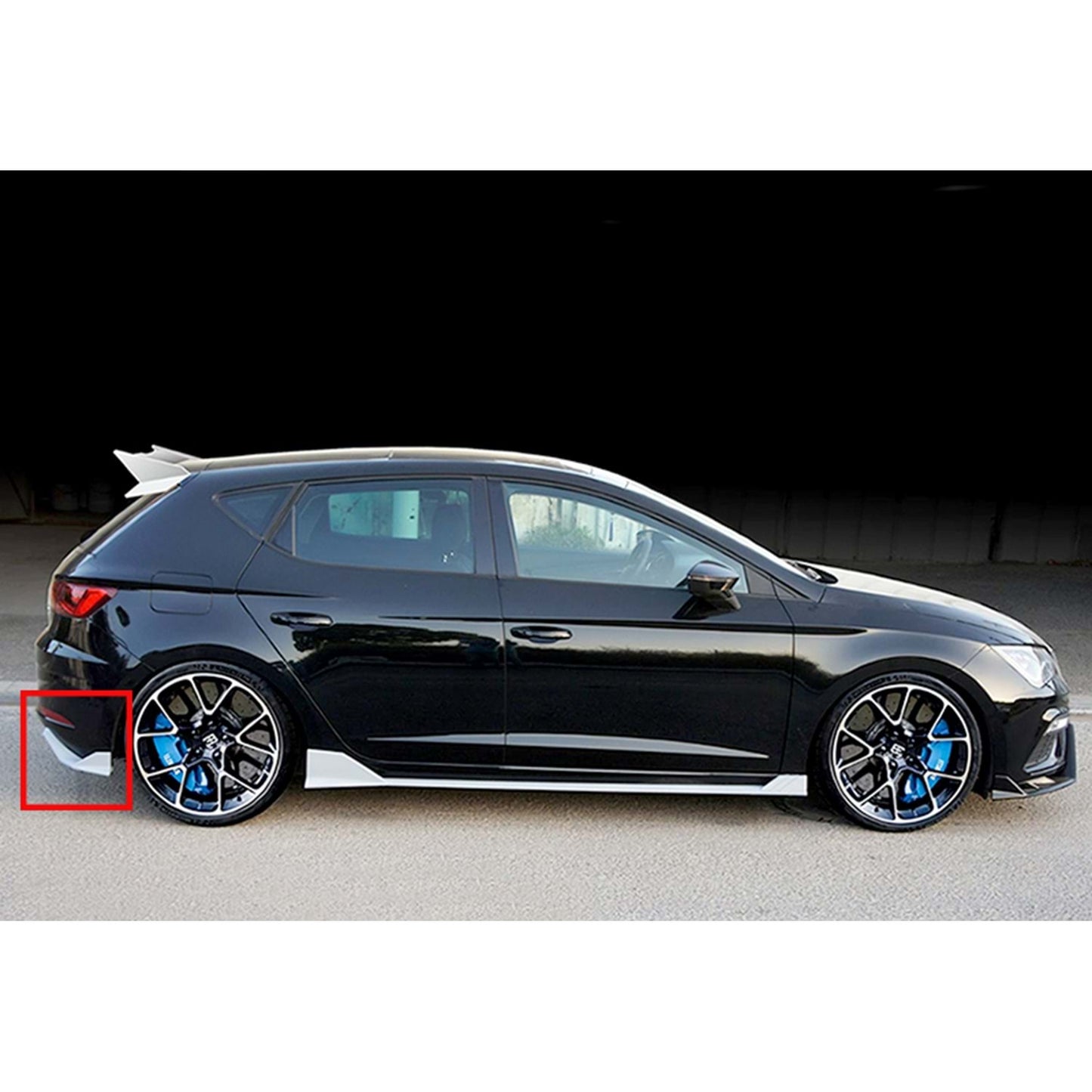 Leon Mk3 Lenz Alette Posteriori Pianoforte Nero Vuoto Plastica / 2012-2017