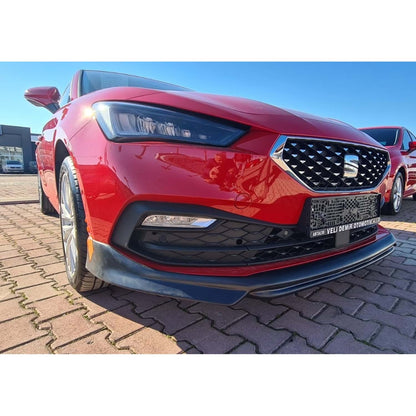 🔥SEAT LEON MK4 ABT STYLE LIP ANTERIORE SUPERFICIE GREZZA IN PLASTICA VUOTA🔥
