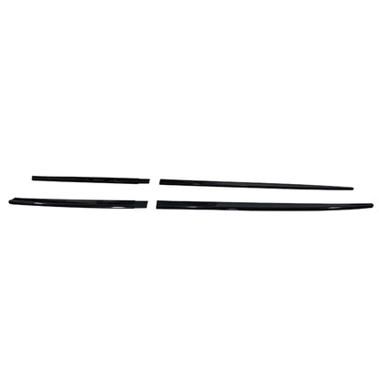💫ART.8439 Sotto Minigonne per Leon MK3 2012-2020 (4 Pezzi) Nero Lucido💫