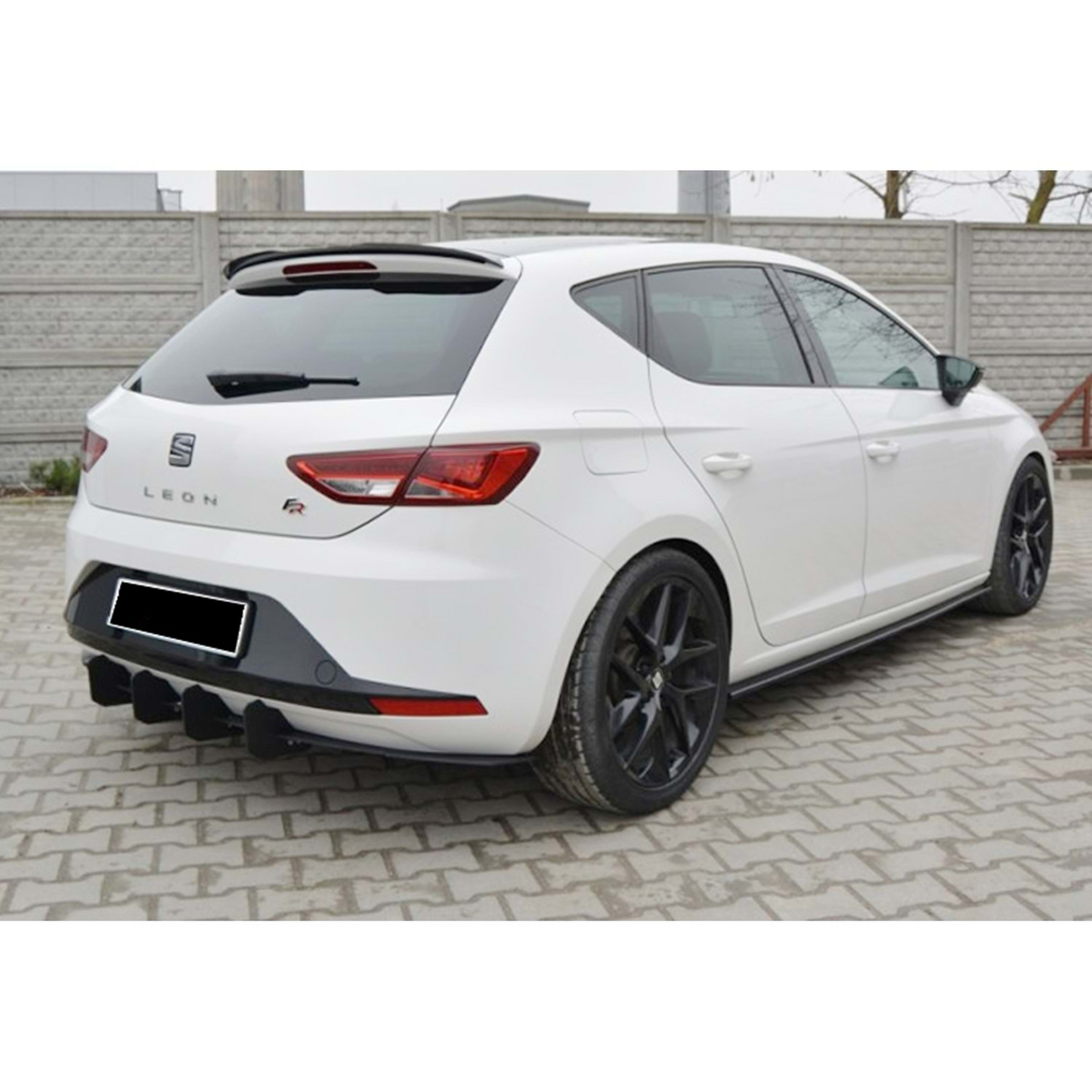 Leon Mk3 Max Posteriore Cupra/FR Tappo Spoiler Piano Nero Vuoto Plastica 12-20