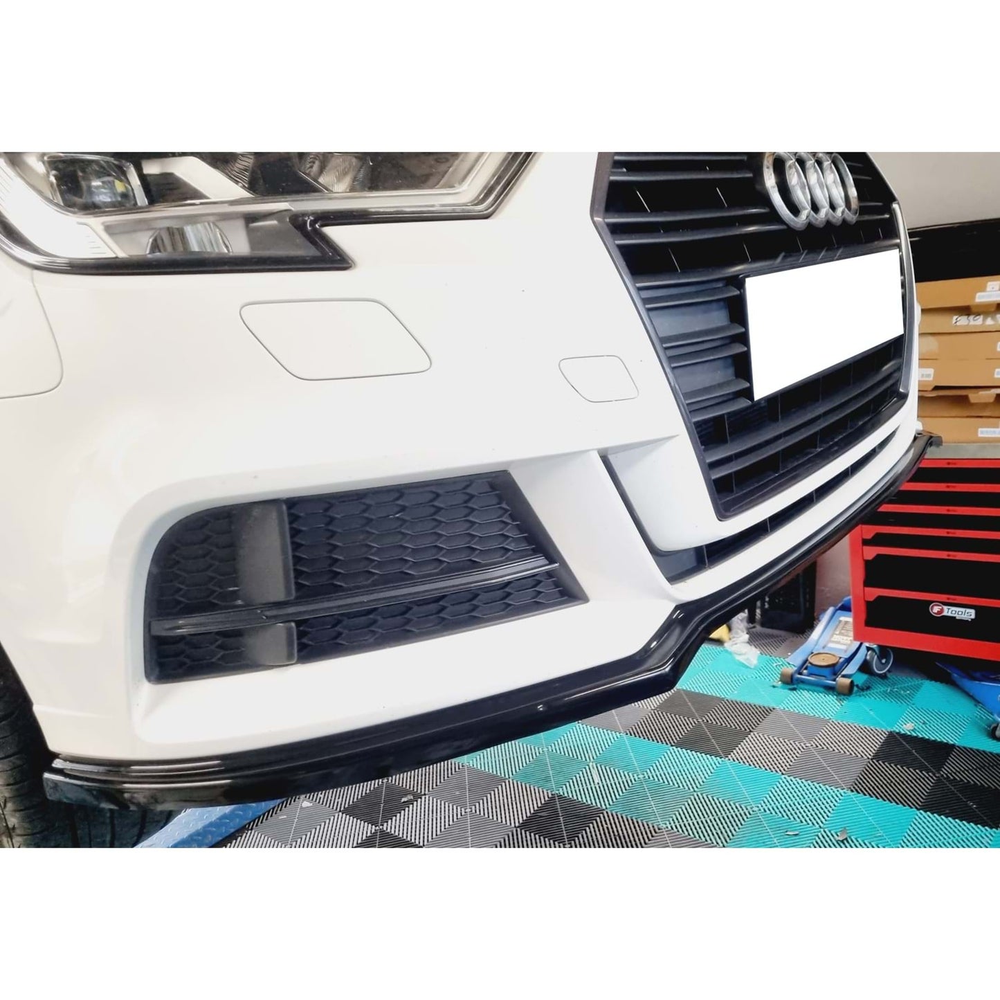 A3 8V S3 Max Labbro Anteriore Piano Nero Vuoto Plastica / 2016-2020