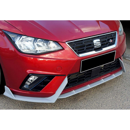 ibiza Mk5 Lenz 3 Pezzi Labbro Anteriore Piano Nero Vuoto Plastica 2017-in su