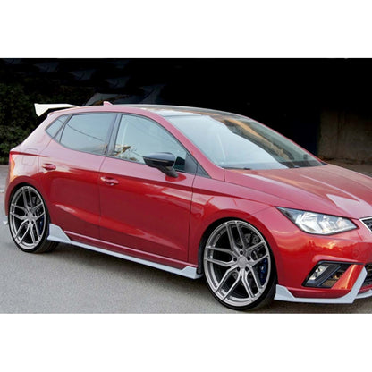 Ibiza Mk5 Lenz Minigonne laterali Piano Nero Vacuum Plastic / 2017