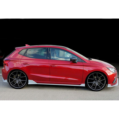 Ibiza Mk5 Lenz Minigonne laterali Piano Nero Vacuum Plastic / 2017