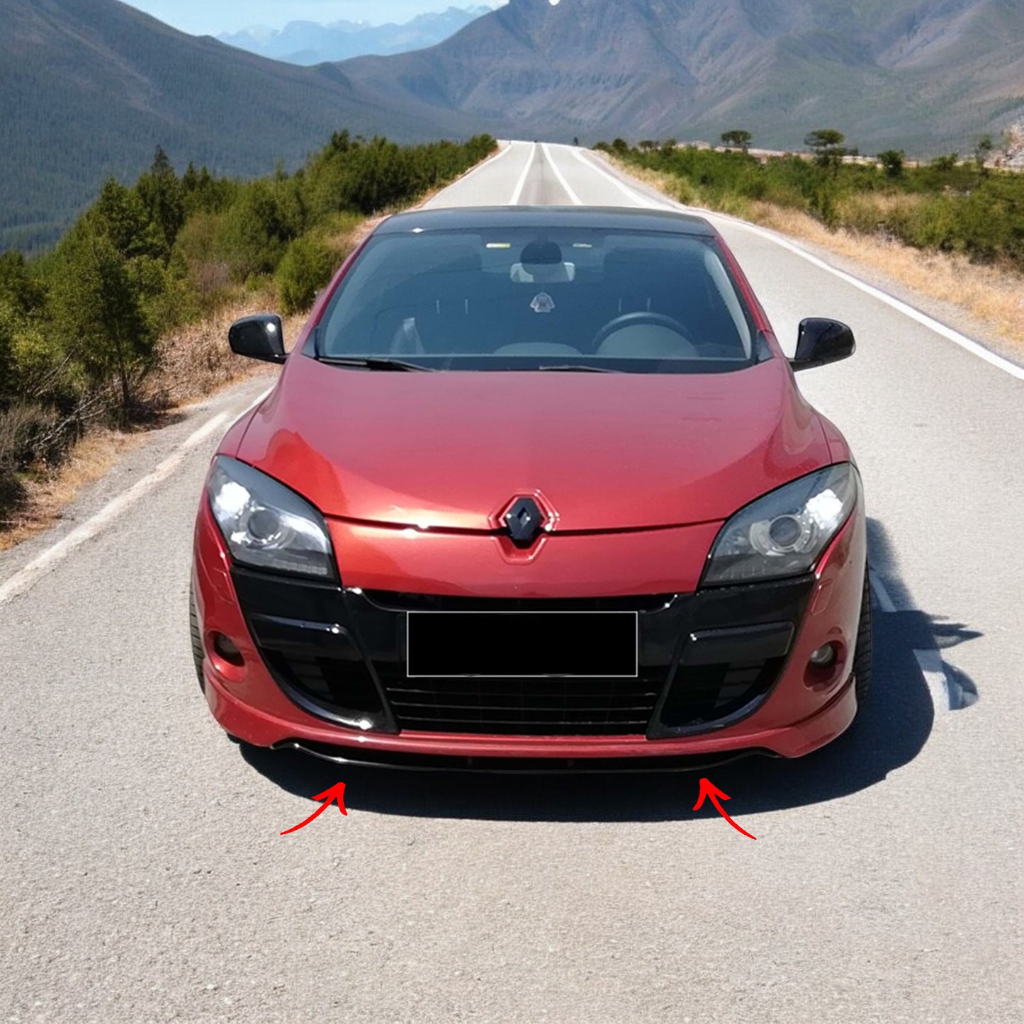 💥2044 FRONT SPLITER SUITABLE FOR RENAULT Megane 3 Sport Style💥 