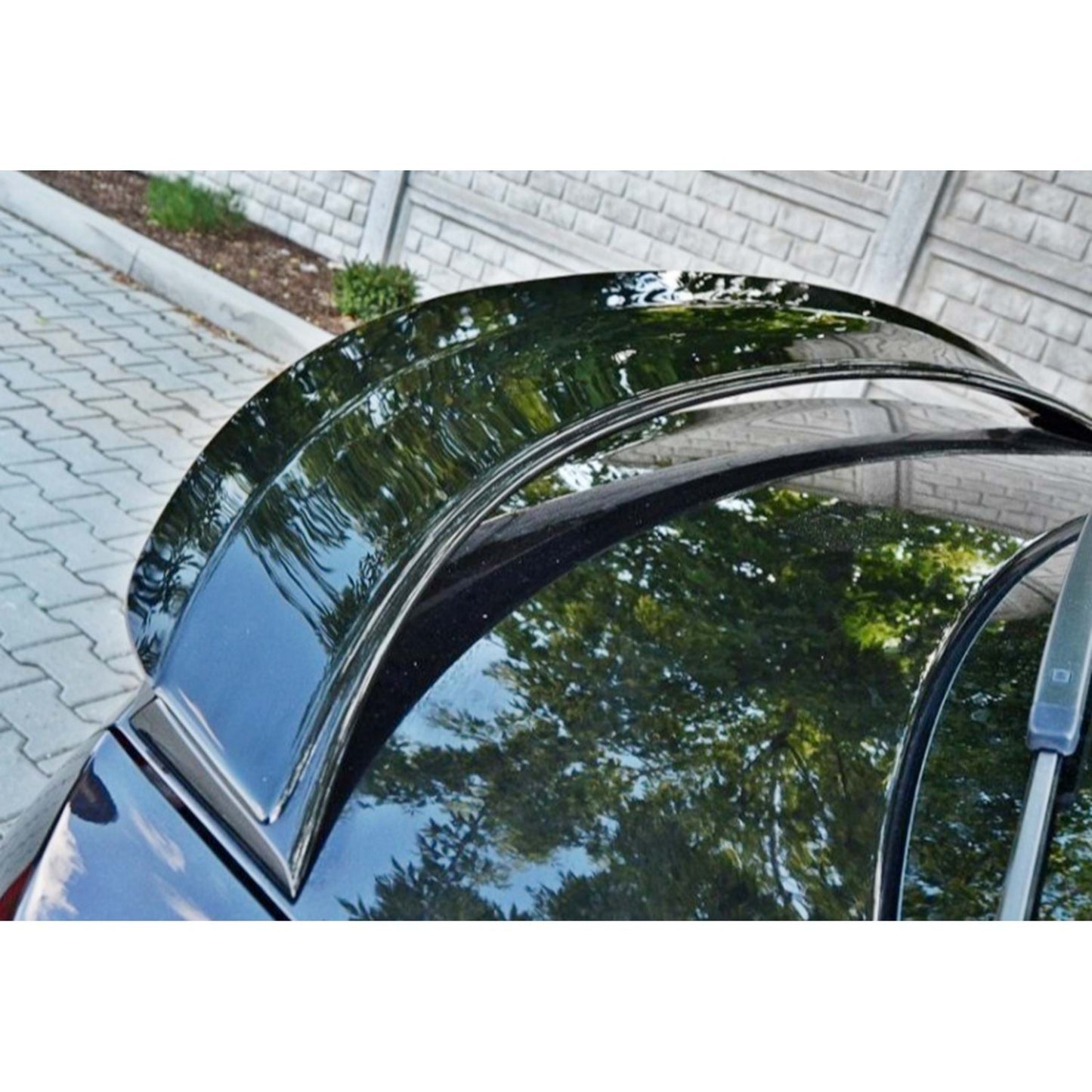 Octavia Mk3 RS Max Tappo Bagagliaio Posteriore Spoiler Piano Nero Vuoto Plastica 13 in poi