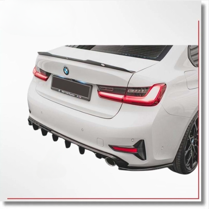 💕ART.9744 DIFFUSORI BMW 3 G20 2019+ NERO LUCIDO💕