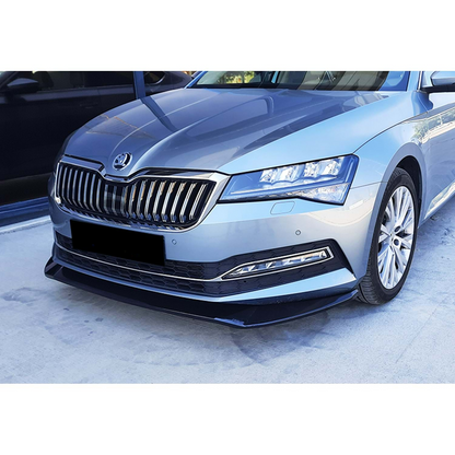 SKODA Superb MK3 Max V1 Labbro Frontale Piano Nero Vuoto Plastica / 2015-2019