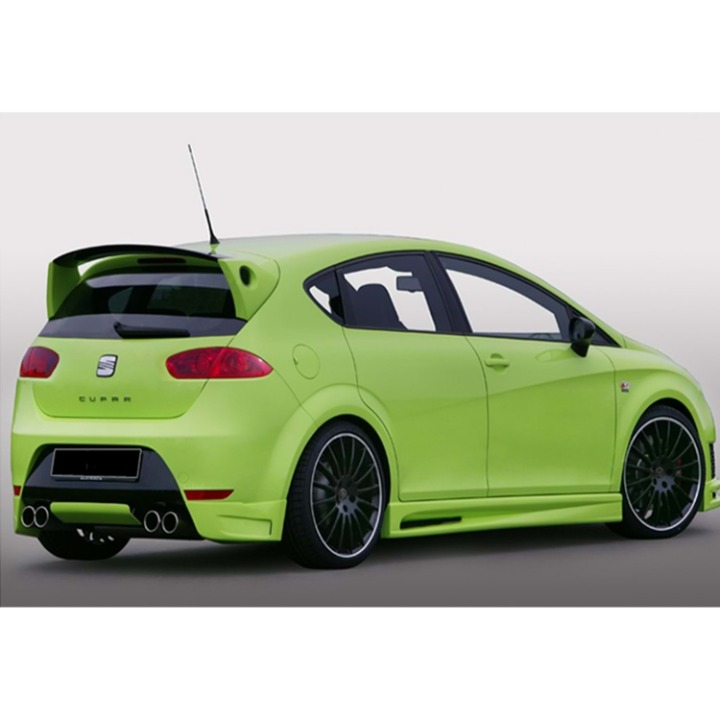 💕ART.8376 SPOILER Seat Leon Mk2 FL 2009+ nero lucido💕