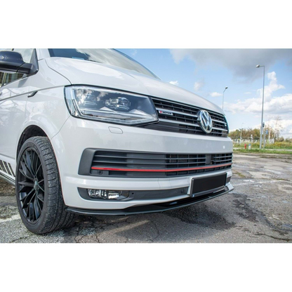 Transporter T6 Max V2 Labbro Anteriore Piano Nero Vuoto Plastica / 2003-2019