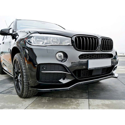 BMW X5 F15 Max V1 Labbro Anteriore Piano Nero Vuoto Plastica / 2013-2018