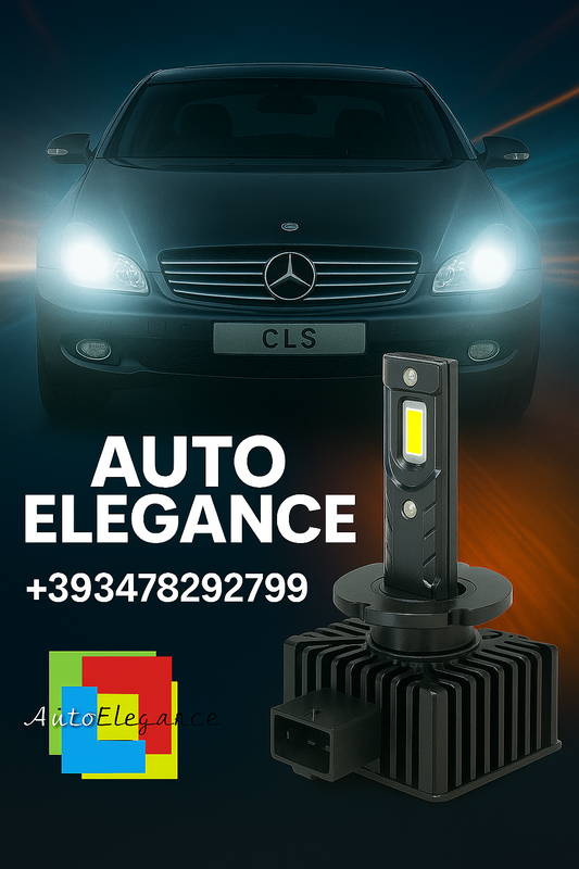 💕COPPIA LAMPADE D1S LED DA XENON A LED PER  MERCEDES CLS W219 6000K BIANCO💕