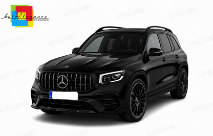💕PARAURTI ANTERIORE MERCEDES X247 20- LOOK GLB35 GRIGLIA NERA💕