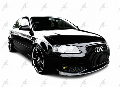💕ART. 0029 GRIGLIA AUDI A3 8P 2004-2008 LOOK RS3 NERO  LUCIDO💕