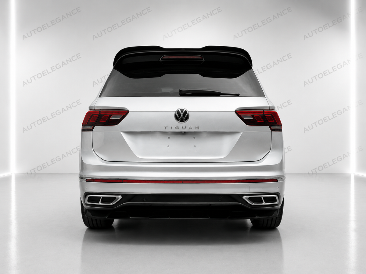 👉Splitter posteriore VW Tiguan R-Line MK2 facelift 20-24 in ABS nero lucido👈