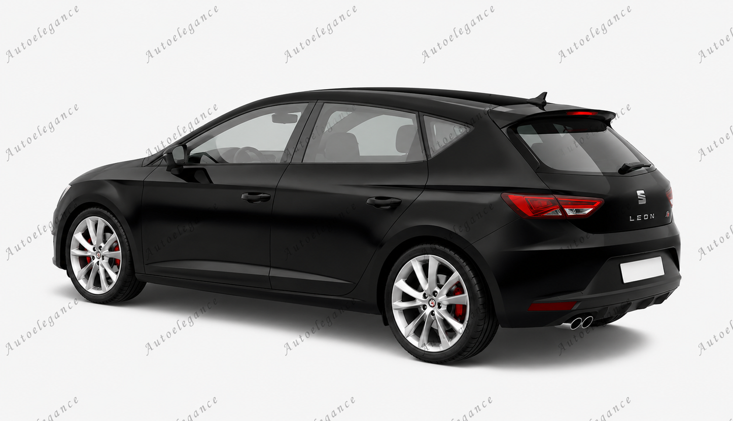 🔥SPOILER TETTO PER SEAT LEON 5F 5 PORTE POSTERIORE IN ABS -🔥