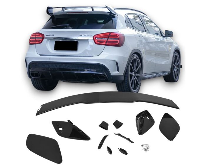 ART.6942 SPOILER POSTERIORE NERO ADATTO PER MERCEDES X156 GLA