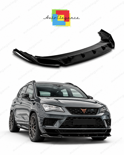 💕 Splitter adatto per  Cupra Ateca  nero lucido 💕