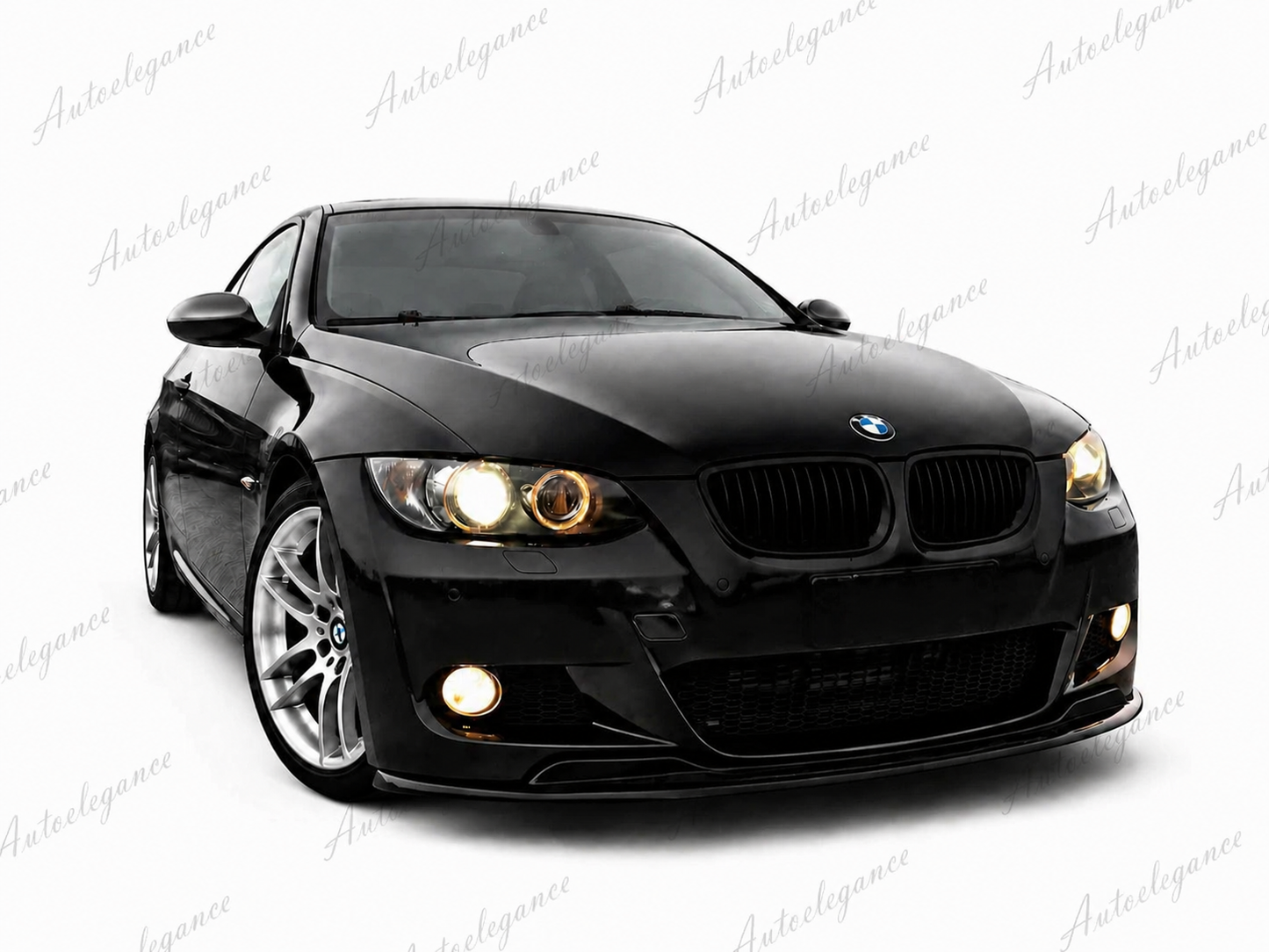 🔥ART.0692 SOTTO PARAURTI ANTERIORE PER BMW 3 E92 E93 M SPORT SPLITTER ABS🔥