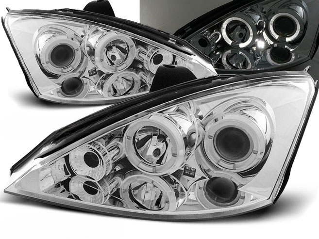 FORD FOCUS 11.01-10.04 CHROME ANGEL EYES 