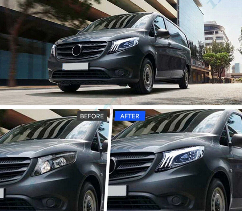 💕ART.8496 FARI ANTERIORI MERCEDES VITO W447 2018-2025 💕 (Copia)
