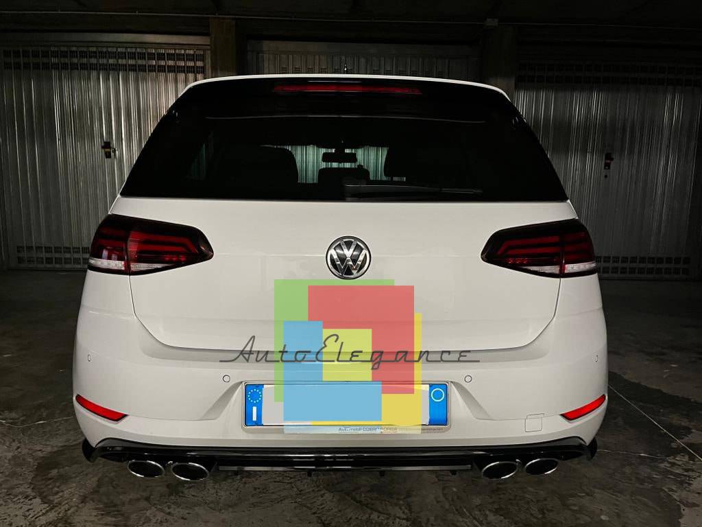 DIFFUSORE POSTERIORE ADATTO PER VW GOLF 7.5 2+2 (NIDO APE) LOOK SPORTIVO