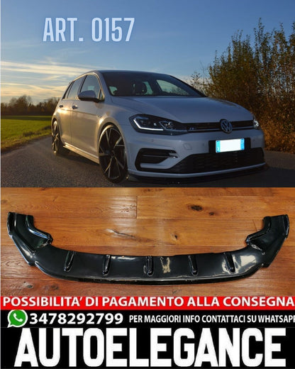 SPLITTER ADATTO PER VW GOLF 7 RLINE 2012-2016 LOOK NERO DESIGN SPORTIVO