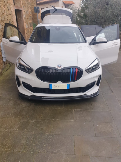 SPLITTER ADATTO PER BMW SERIE 1 F40 MSPORT NERO LUCIDO LOOK SPORTIVO
