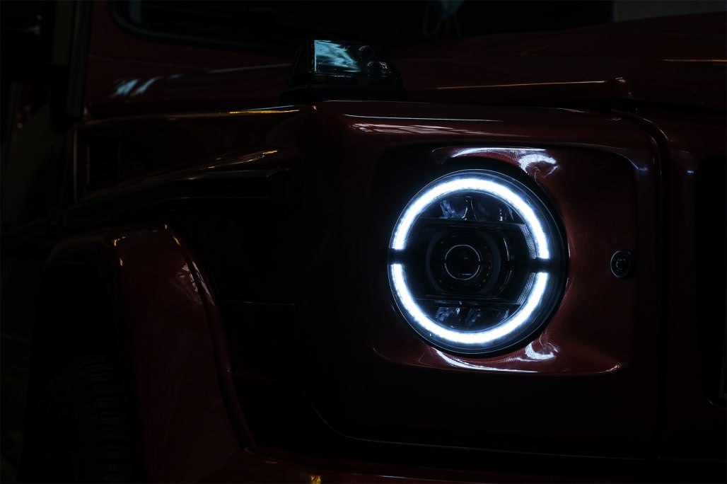 HEADLIGHTS SUITABLE FOR MERCEDES G CLASS W463 2007-2017 FULL LED LOOK LIFT