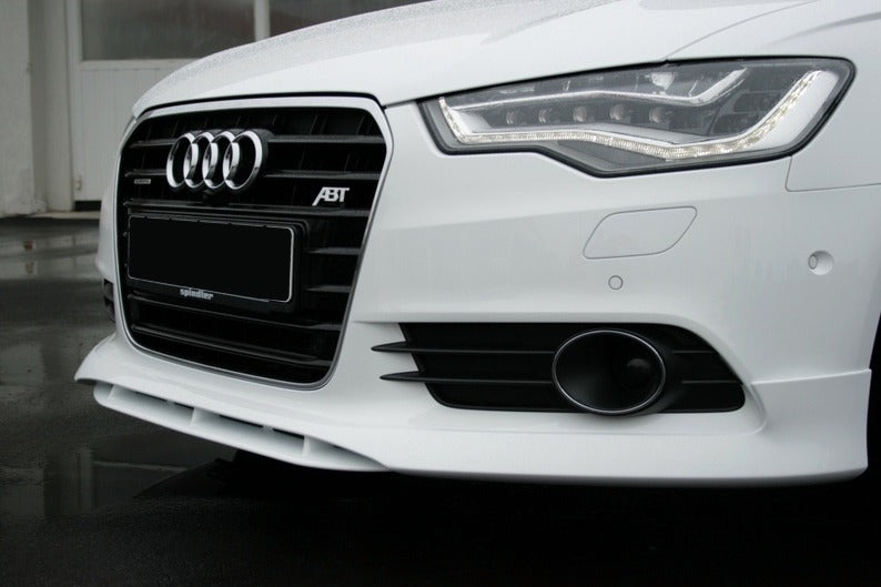 SOTTO PARAURTI ANTERIORE ADATTO PER AUDI A6 4G C7 2011-2014 LOOK TUNING GREZZO