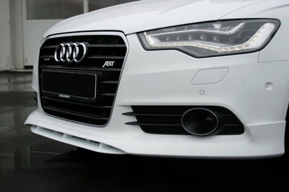 SOTTO PARAURTI ANTERIORE ADATTO PER AUDI A6 4G C7 2011-2014 LOOK TUNING GREZZO