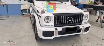 FARI ANTERIORI ADATTI PER MERCEDES CLASSE G W461 W463 1989-2012 LOOK SPORTIVO