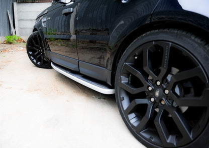 PEDANE ADATTE PER RANGE ROVER SPORT L320 2005-2012 OEM ALLUMINIO LOOK SPORTIVO