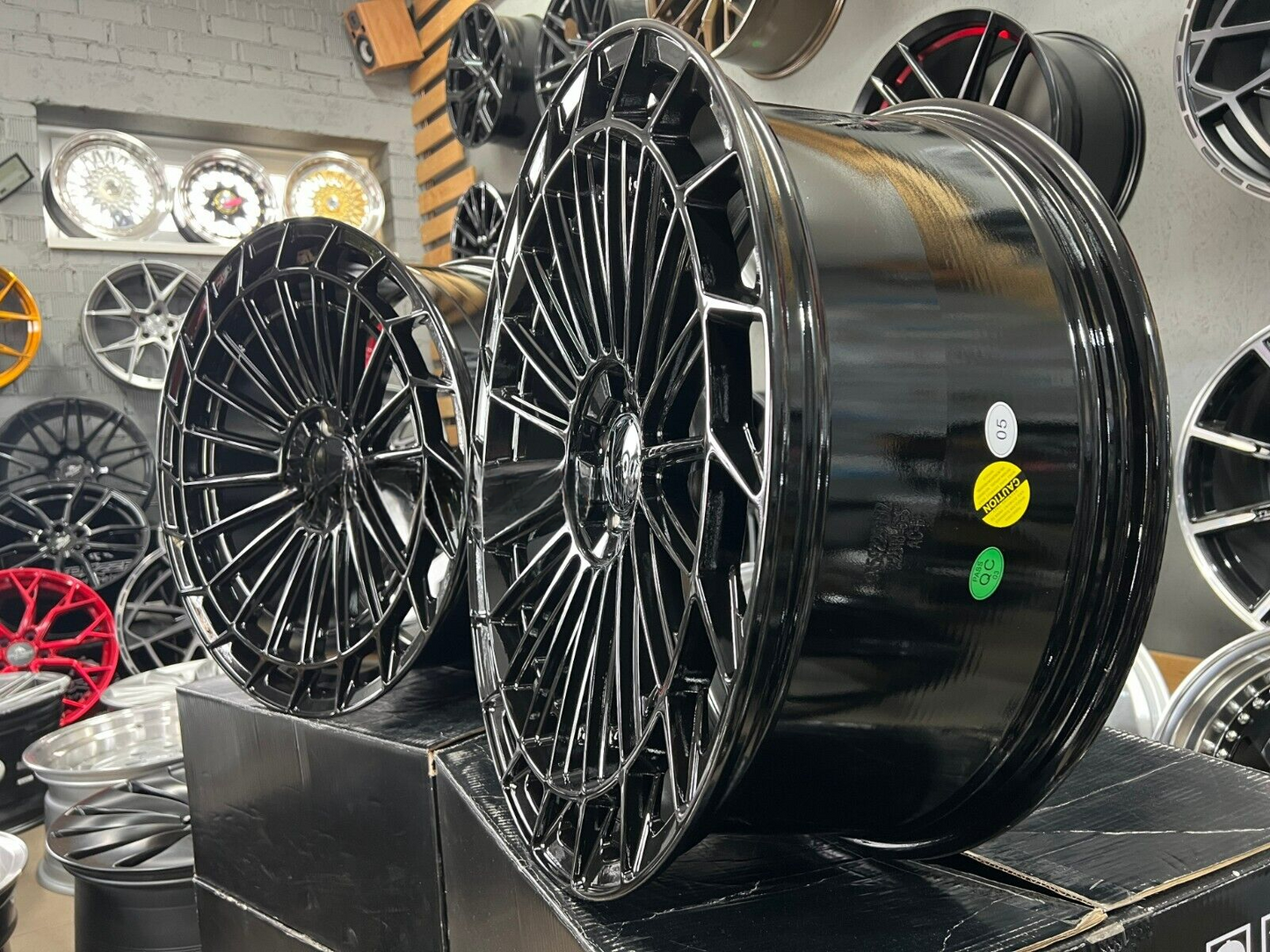 ADATTO per Mercedes Benz E Classe C 19 inch 5X112 8J + 9J AMG Maybach style Ruot