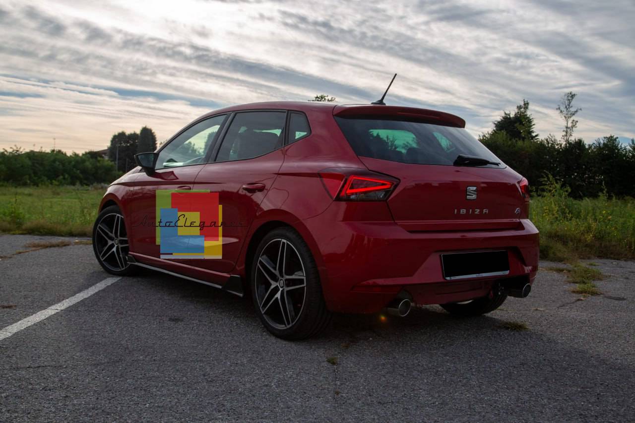 SOTTO MINIGONNE ADATTE PER SEAT IBIZA 6J IBIZA 6F IBIZA KJ 08-21 NERO LUCIDO