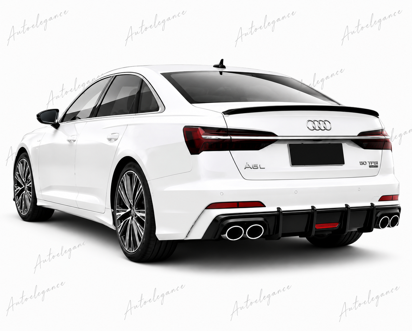 🔥ART.9889 SPOILER STILE M4 NERO LUCIDO PER AUDI A6 S6 C8 BERLINA 2018+🔥