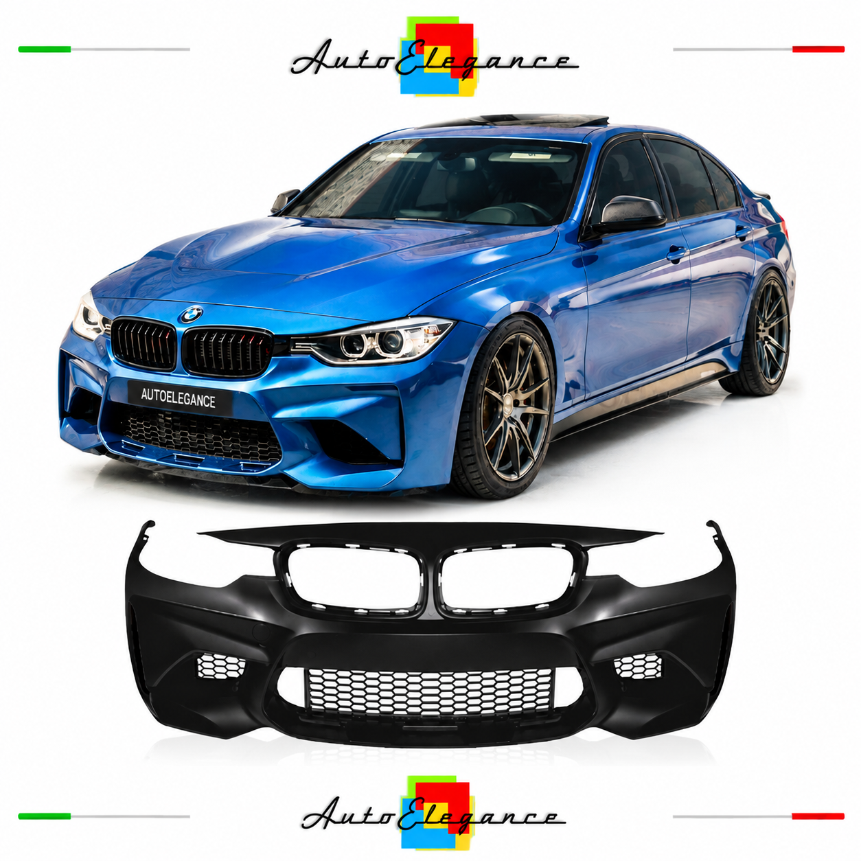 PARAURTI ANTERIORE BMW F30 F31 LOOK M3C COMPETITION