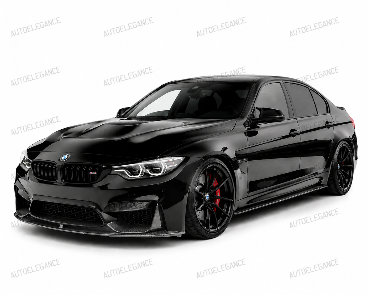 💫Splitter Anteriore Carbon per BMW Serie 3 Serie 4 F80 F81 F82 F83 15-20💫
