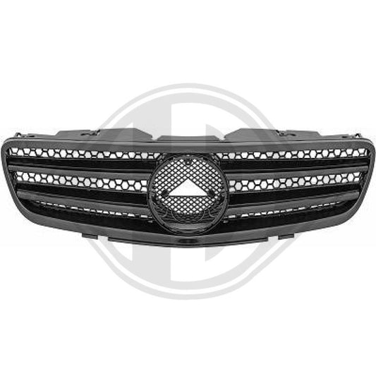 GRIGLIA ANTERIORE MERCEDES SL R230 01-08 DESIGN SPORTIVO AMG NERO LUCIDO